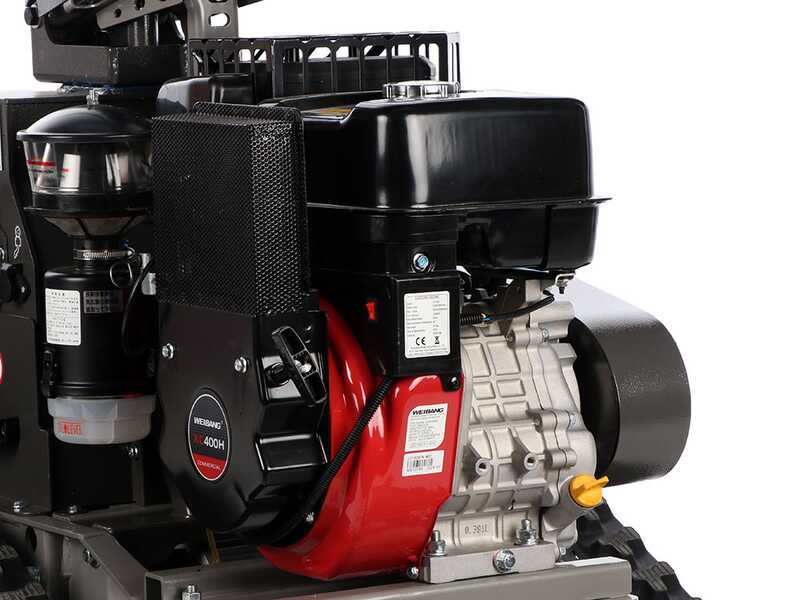 Weibang WBGT6813-TE - Professional Remote-controlled Hammer Rough Cut Mower - Tracked - Hybrid
