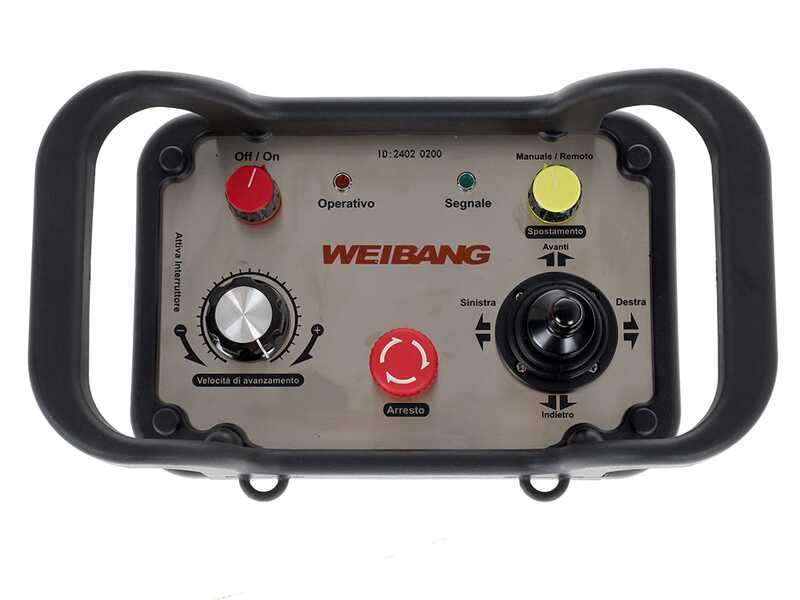 Weibang WBGT6813-TE - Professional Remote-controlled Hammer Rough Cut Mower - Tracked - Hybrid