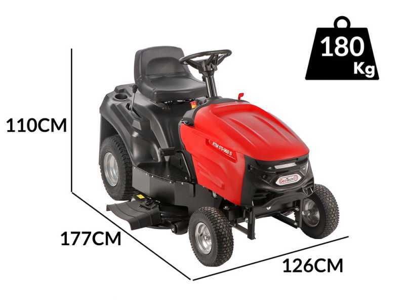 GeoTech-Pro RTM 170-960 S - Riding-on Mower - Mechanical Gearbox - Side Discharge