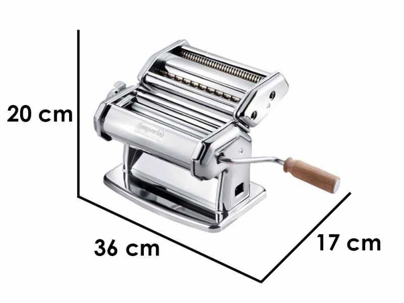 Imperia iPasta T.2/6.5 mm - Manual Stainless Steel Pasta Maker
