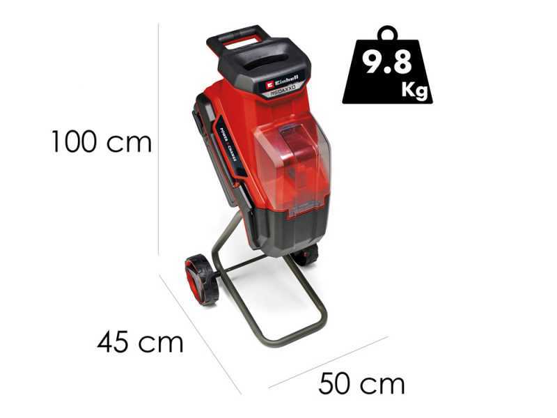 Einhell REDAXXO 36/25 - 36V Battery-powered Garden Shredder - with Collection Bag - WITHOUT BATTERIES AND CHARGER