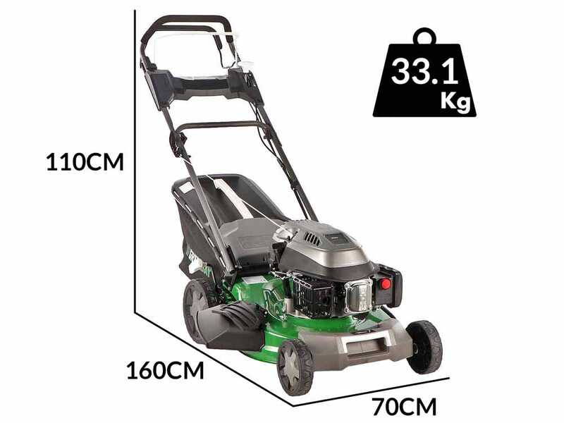 GreenBay GB-LM 51 - Self-propelled Lawn Mower - 4in1- 196 cc Petrol Engine