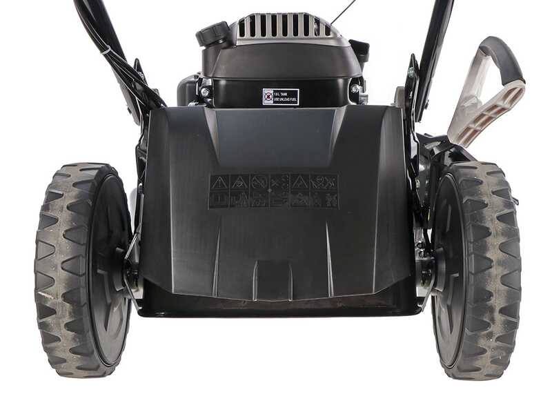 Blackstone SP-3X 510 - Trailed Petrol Lawn Mower - Pivoting Single-wheel