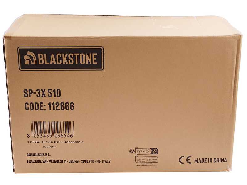 Blackstone SP-3X 510 - Trailed Petrol Lawn Mower - Pivoting Single-wheel