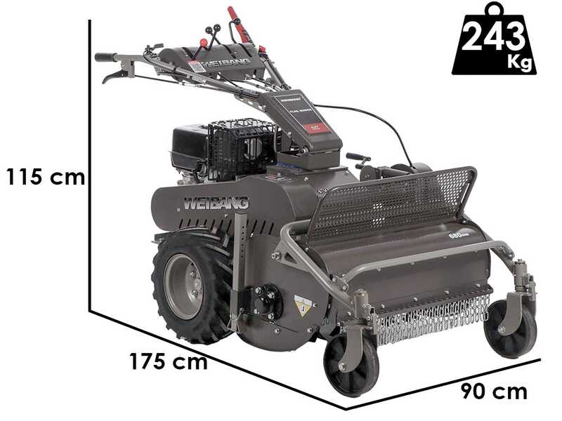 Weibang WBGT6813 - Professional Hammer Rough Cut Mower - GT1300 Engine