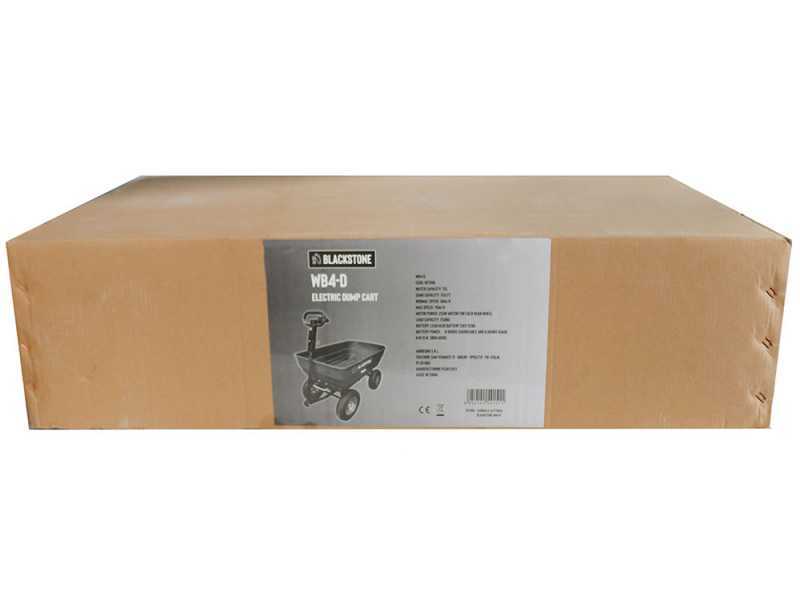 BlackStone WB4-D - Electric Wheelbarrow - 24V/12Ah Battery