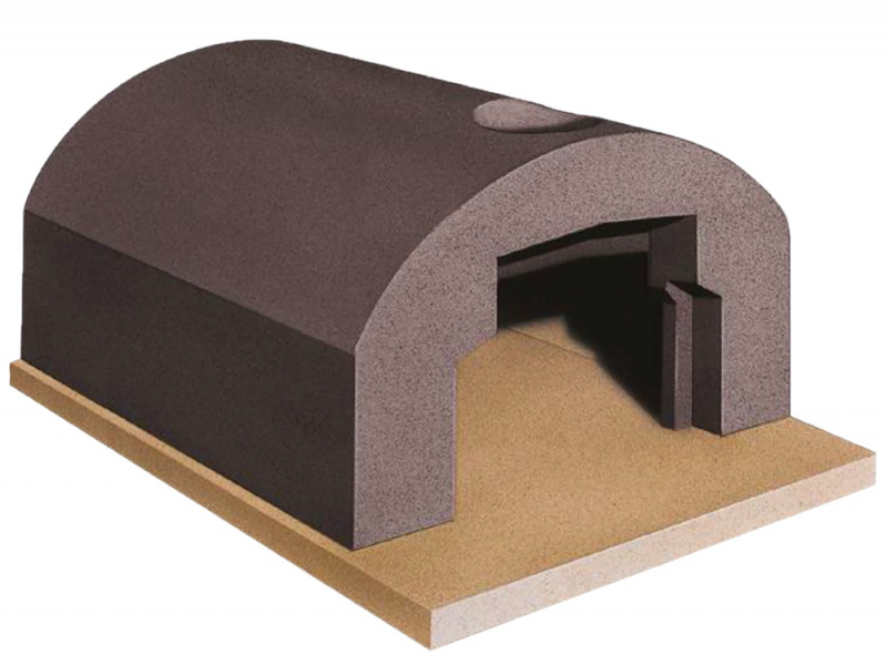 Linea VZ Vesuvio - Built-In Wood-Fired Oven with 56x61cm Chamber - Cooking Capacity 2 Pizzas