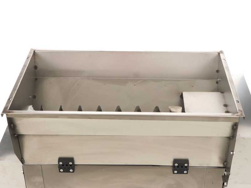 Grifo DVEP20IR - Stainless steel electric destemmer with pump and rollers