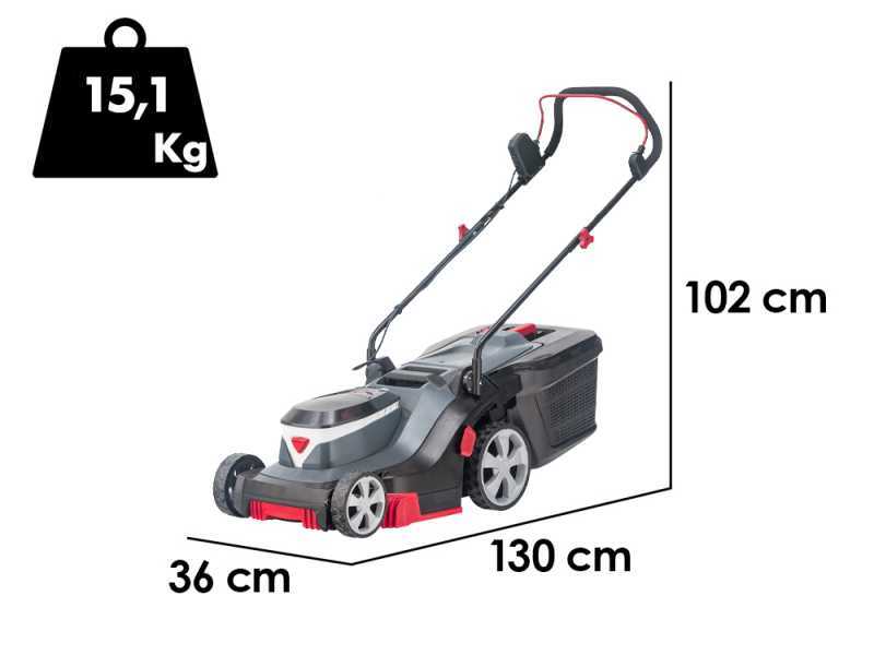 AL-KO 3.82 Li Easy - Battery-powered Lawn Mower - 38 cm Cut - 2x 18V/4,0Ah
