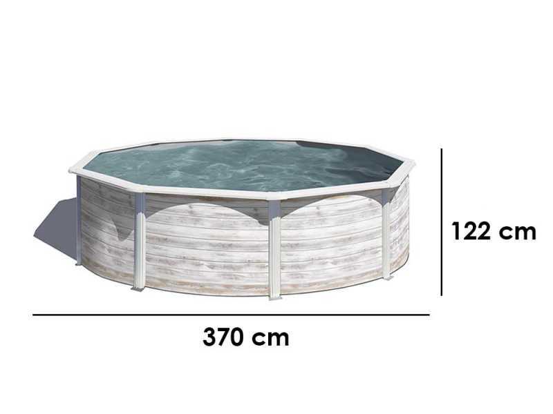 Gre Finlandia Round &Oslash;350 x 120 cm - Above-ground Steel Pool