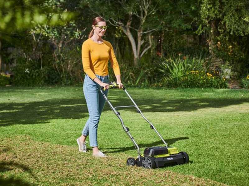 Ryobi RY18SFX35A 0 Cordless scarifier best deal on AgriEuro