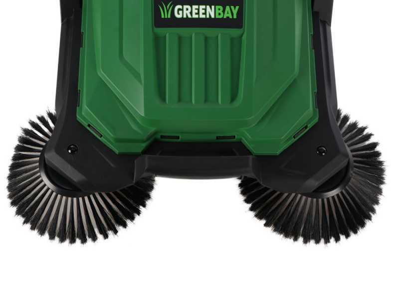 GreenBay GB-SW 650 - Manual push sweeper with collection box