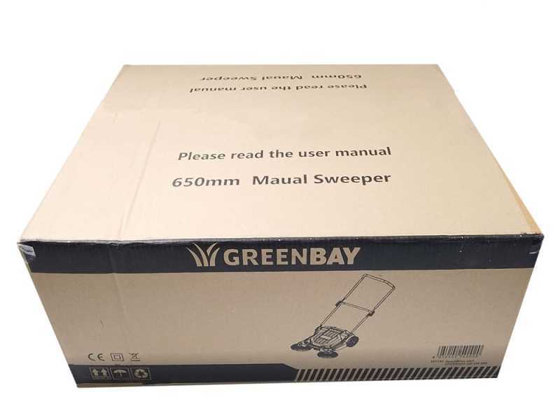 GreenBay GB-SW 650 - Manual push sweeper with collection box
