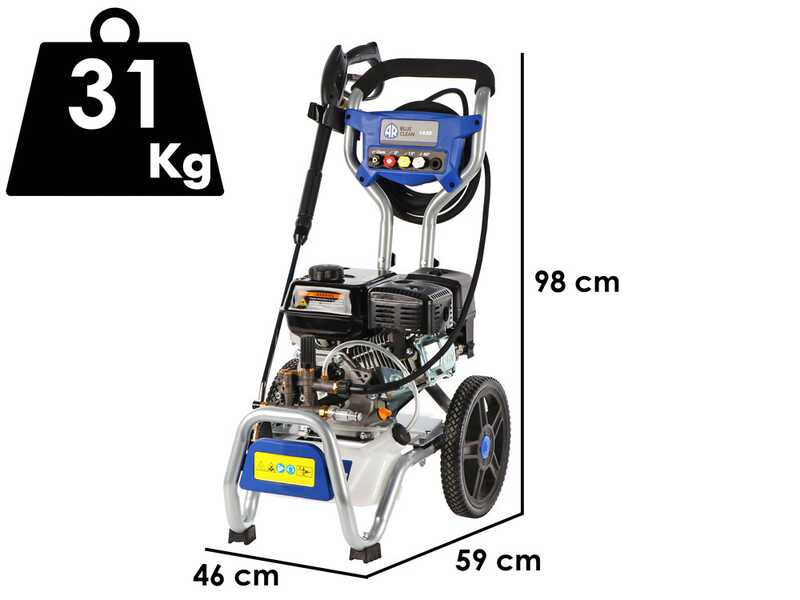Annovi &amp; Reverberi AR 1435 - petrol pressure washer - 200 bar - 660 l/h - Loncin G200F petrol engine