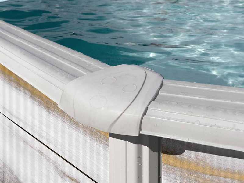 Gre Finlandia Oval 730x375x120cm - Above-ground Steel Pool