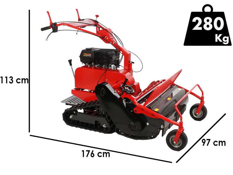 Blue Bird FM860 - Professional Hammer Rough Cut Mower - Loncin G420F
