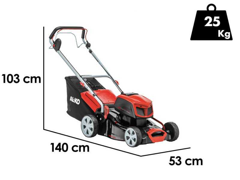 AL-KO Energy Flex 42.9 Li SP - Self-propelled Battery-powered Lawn Mower - 42 cm Cut - 36V/4,0Ah