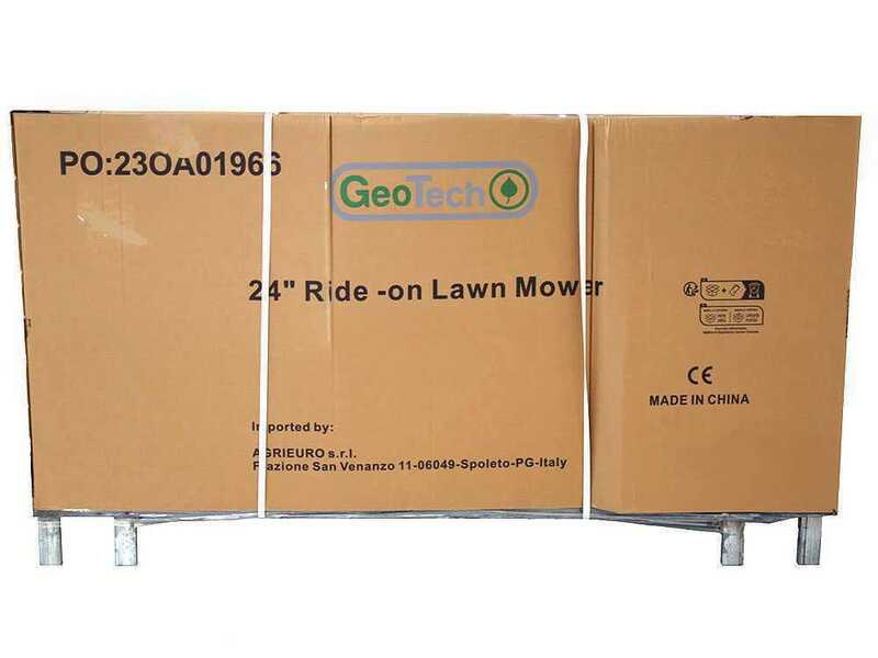 Geotech RM 65-610 S - Mini-rider Riding-on Mower - 196cc Engine -  Electric Start