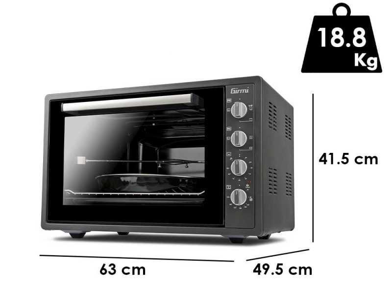 Girmi FE58 - Electric Fan Oven with Turning Spit 58LT 1800W