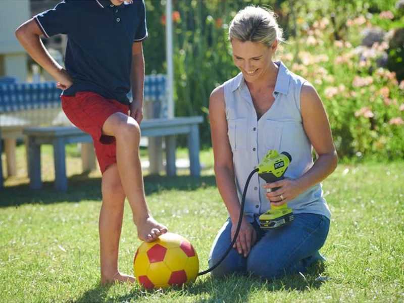 Ryobi R18PI-0 - Portable cordless compressor - 18V - WITHOUT BATTERY AND BATTERY CHARGER