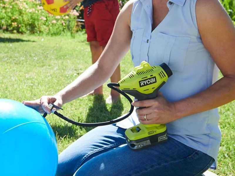 Ryobi R18PI-0 - Portable cordless compressor - 18V - WITHOUT BATTERY AND BATTERY CHARGER