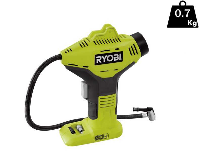 Ryobi R18PI-0 - Portable cordless compressor - 18V - WITHOUT BATTERY AND BATTERY CHARGER