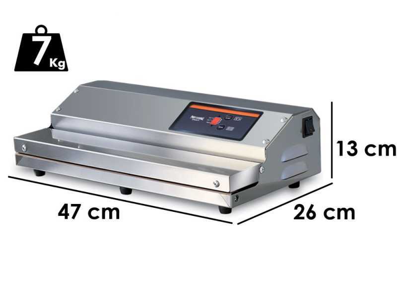 Euro 370 INOX Steel Vacuum Sealer - 37 cm Sealing Bar