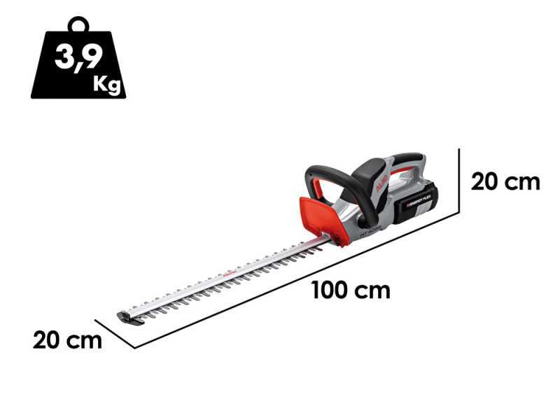 AL-KO Energy Flex HT 4055 - Battery-powered Hedge Trimmer - 36V/4Ah - 55 cm Blade