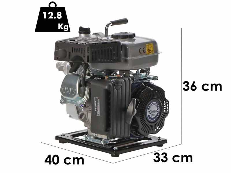 BullMach AQUANIS 25 - Petrol Water Pump - with 25 mm Fittings