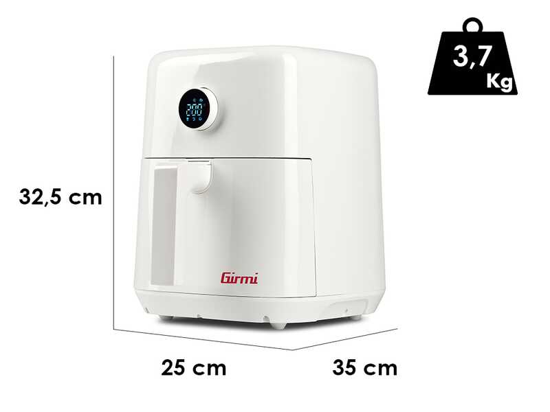 Girmi FG86 Ecofrit Easy - Digital air fryer