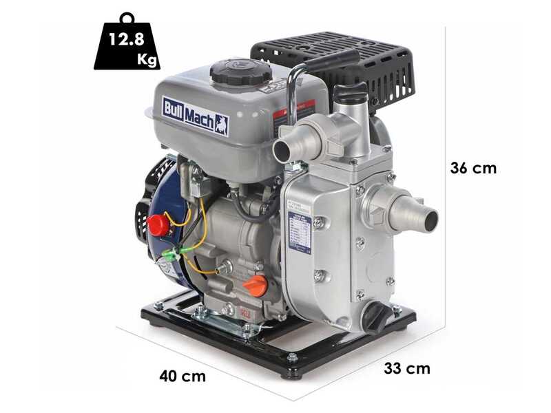 BullMach AQUANIS 30 - Petrol Water Pump - with 30 mm Fittings