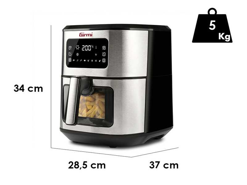 Girmi FG88 Ecofrit Look - Digital air fryer