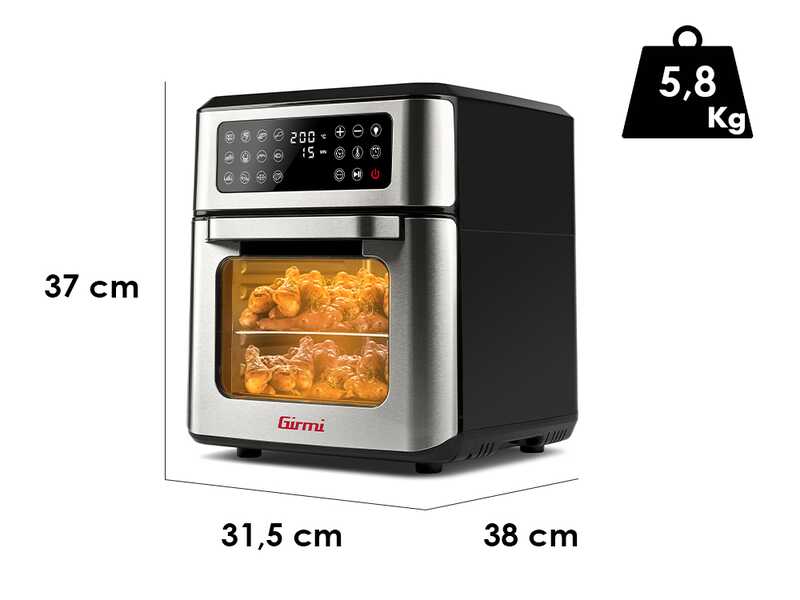 Girmi FG97 GenioPi&ugrave; - Electric Oven - Digital Air Fryer