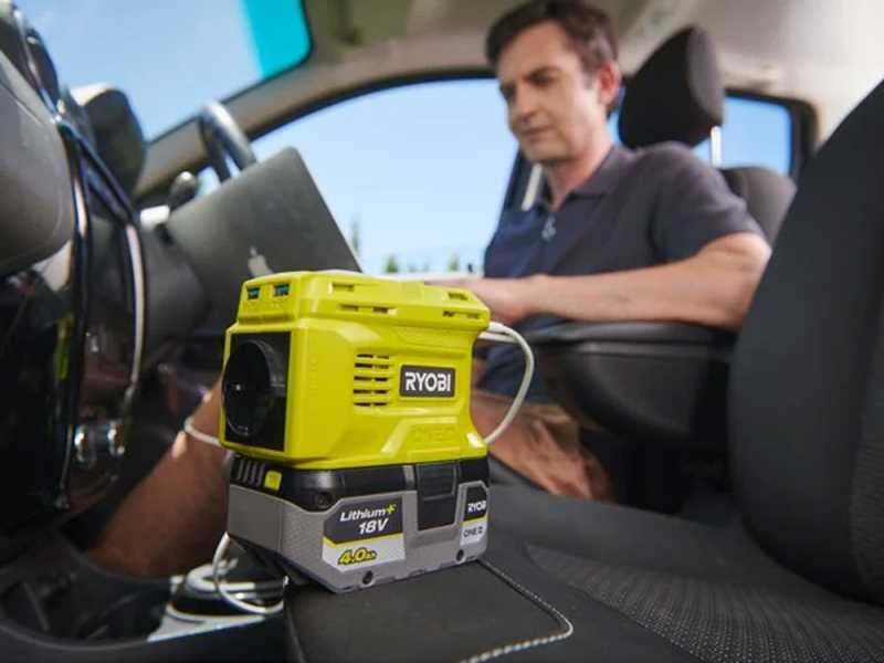 Ryobi RY18BI150B-0 - Inverter 18V 2Ah - Power 150 W - Charger function