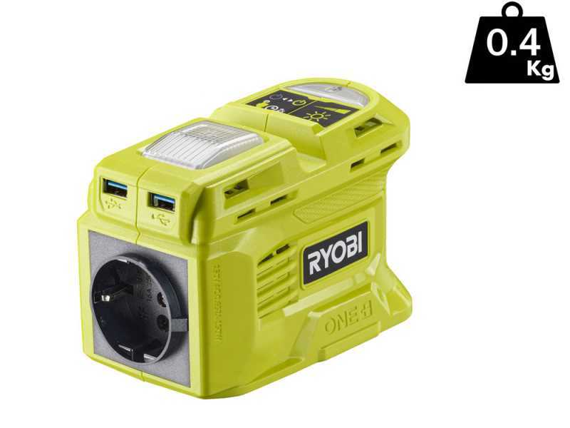 Ryobi RY18BI150B-0 - Inverter 18V 2Ah - Power 150 W - Charger function