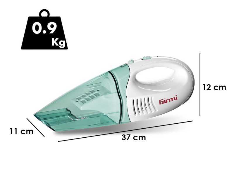 Girmi AP10 - Rechargeable Wet &amp; Dry Hand-held Vaccum- 4,8V Battery
