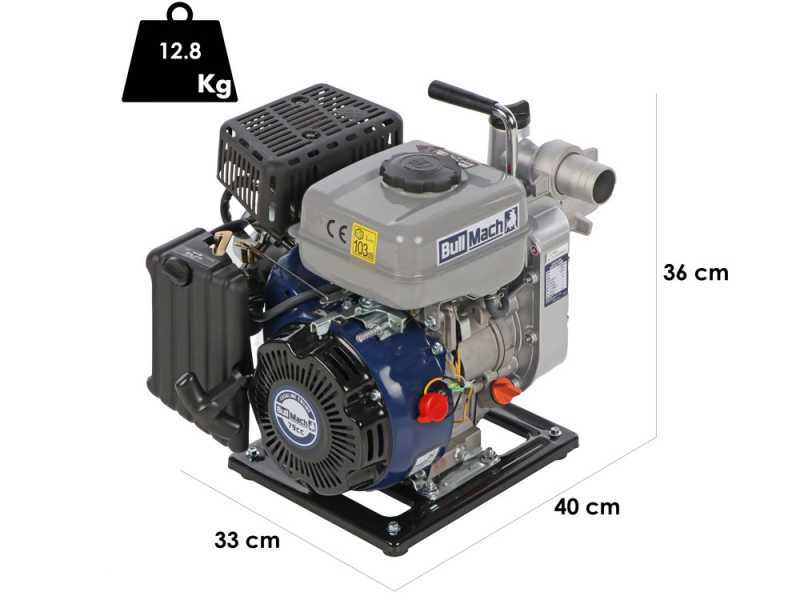 BullMach AQUANIS 40 - Petrol Water Pump - with 40 mm Fittings