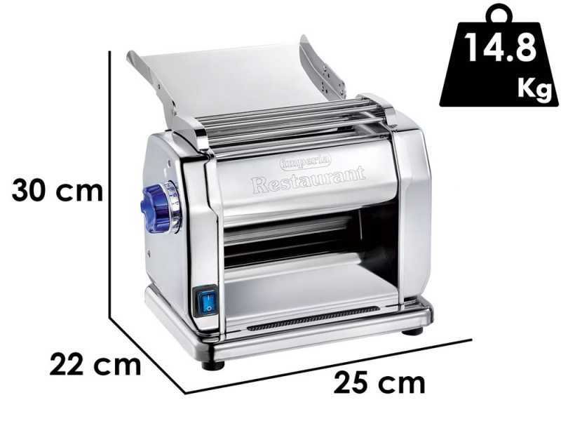 Imperia New Restaurant Professional Ruvida - 160W Electric Stainless Steel Pasta Maker