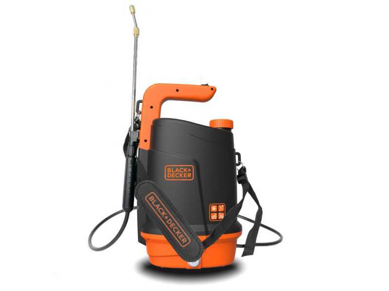 Black &amp; Decker BXSPBS05E - Battery-powered Backpack Sprayer Pump - 5 Litres - 3,7V - 2,6Ah