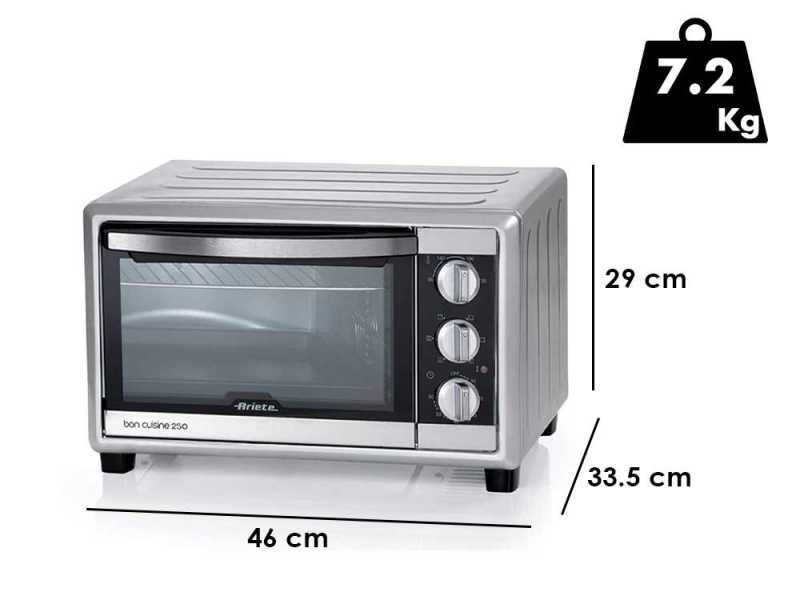 Ariete Bon Cuisine 250 - static and ventilated electric oven - 25L 1500W
