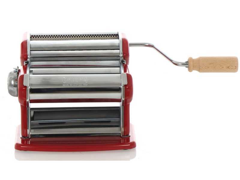 Imperia iPasta T.2/6.5 mm Roso - Manual Stainless Steel Pasta Maker