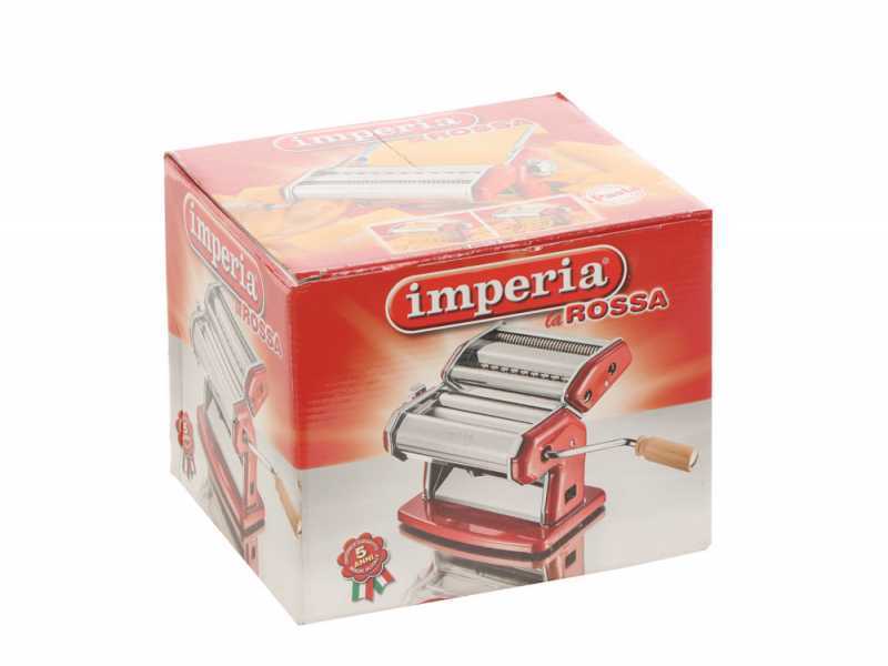 Imperia iPasta T.6,5/12 mm Ruvida Nero - Manual Stainless Steel Pasta Maker
