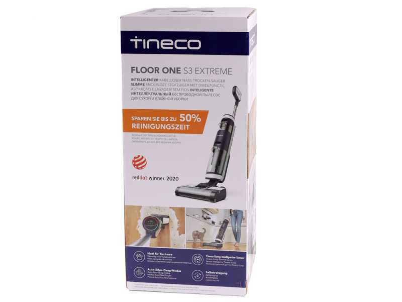Tineco Floor One S3 Extreme - Cordless floor washer - 3 in 1: wash, dry and vacuum