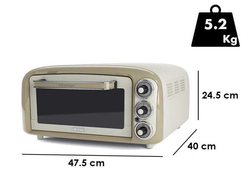 Ariete Vintage Beige - Static Electric Oven - 18L 1380W