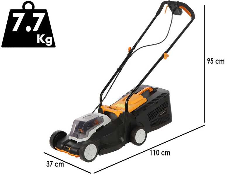 Batavia 7064713 - Battery-powered Lawn Mower - 18 V 4 Ah - 32 cm Cut