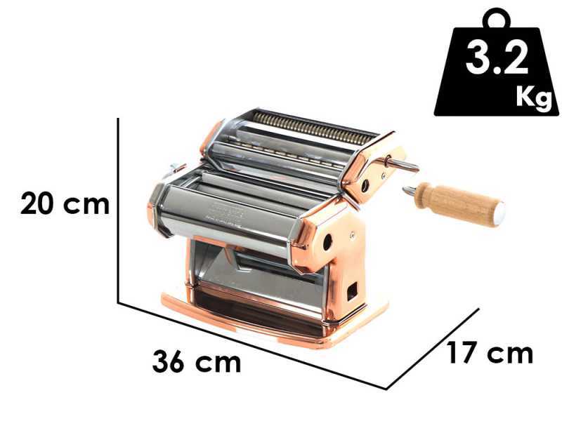 Imperia iPasta T. 6,5/12 mm Rough Copper - Manual pasta machine