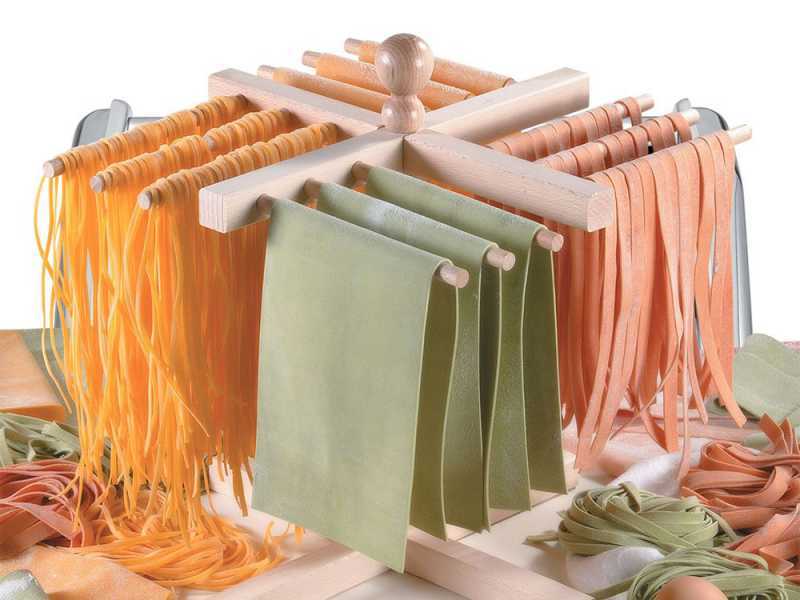 Imperia Titania I Love Pasta - Macchina Per Pasta In Acciaio Con Mattarello Per Ravioli - 2