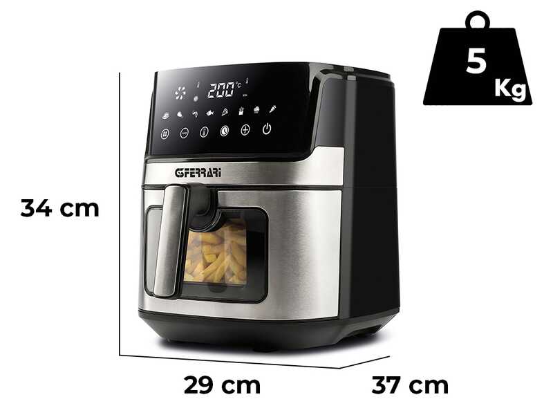 G3 Ferrari Friggisano Visual - Digital air fryer