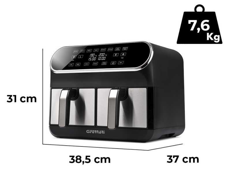 G3 Ferrari Friggisano Duo - Digital Double Basket Air Fryer