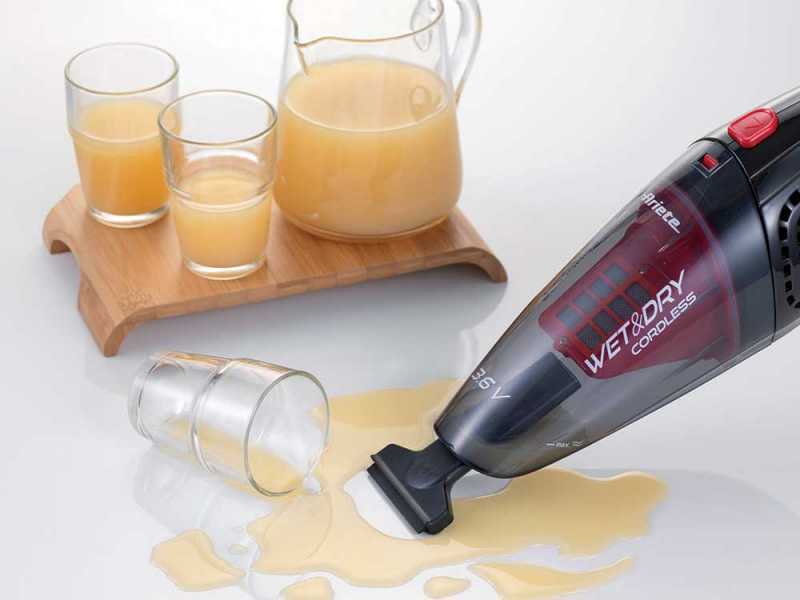 Ariete 2474 - Cordless Wet &amp; Dry Hand-held Vacuum - 3.6V - 1.2 Ah Battery